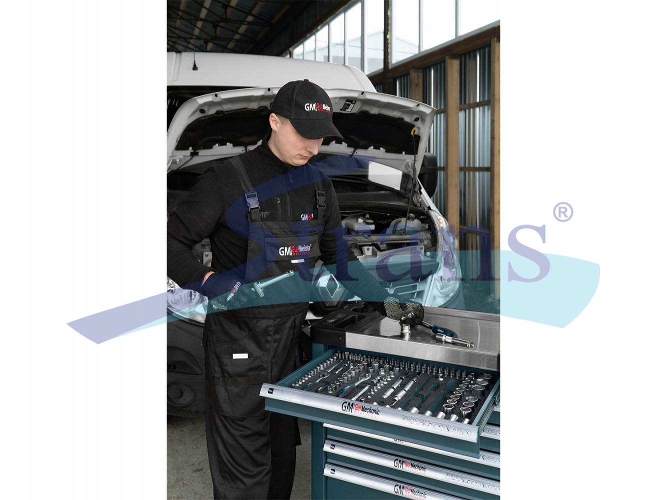 Шафа-Візок Для Інструментів Gut Mechanic 7 Шухляд 970*770*460Mm